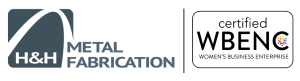 H & H Metal Enclosure Fabrication Logo